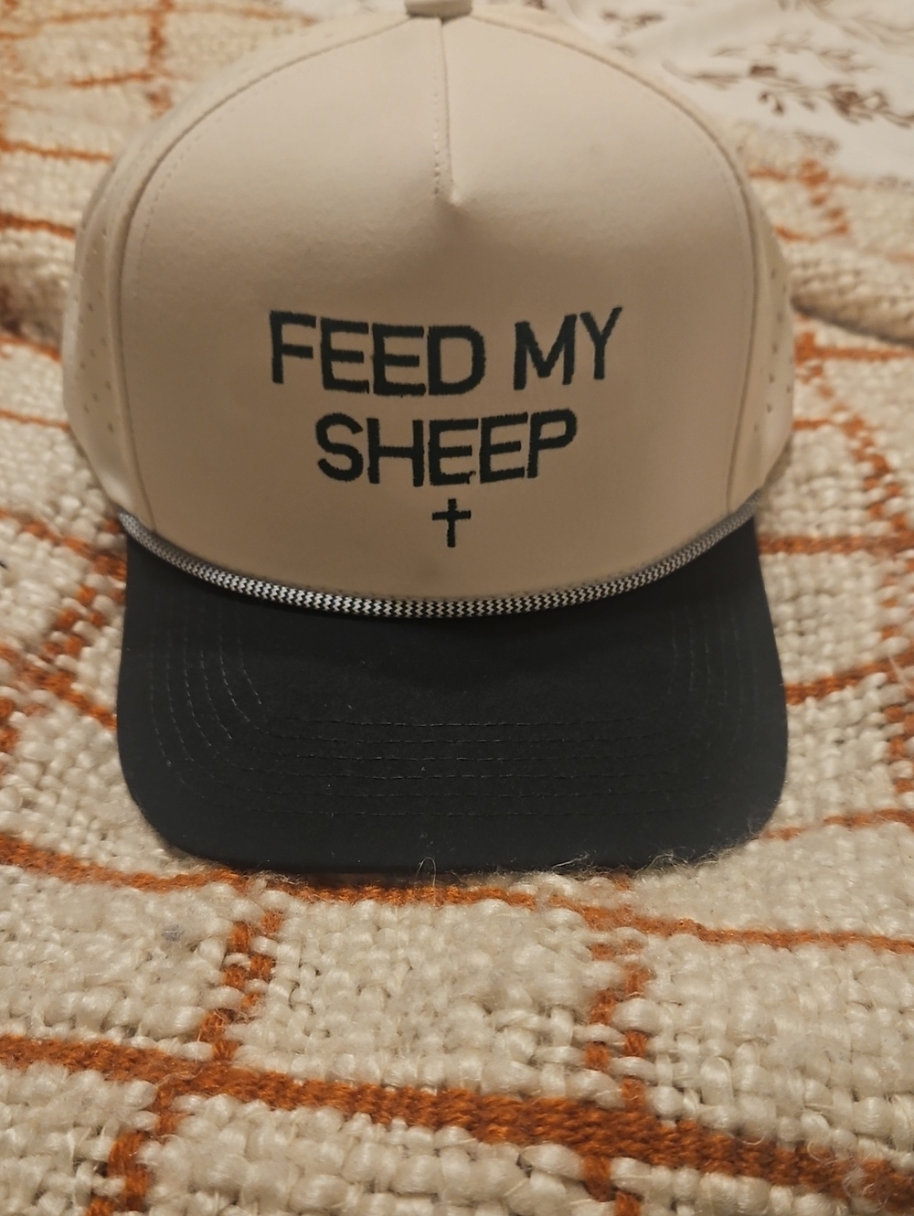 Feed My Sheep Two-Tone Trucker Hat